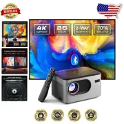 300-Inch Projection Bluetooth Projector with Digital Keystone for Perfect Setup