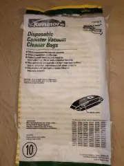 10 PACK Micro-Liner Replacement Kenmore 50403 Disposable Canister Vacuum Bags