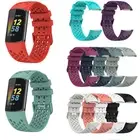 For Fitbit Charge 5 Replacement Hole Style Watch Strap Wristband