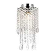 May Batten Fix in Chrome w/ Clear Acrylic Beads