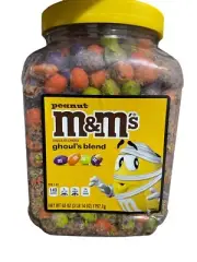 PEANUT M&M’s Ghoul's Blend Halloween Candy 62oz