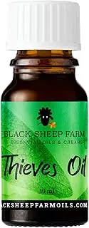 Black Sheep Farm Oils Thieves Essential Oil Blend, 100% Pure Clove, Lemon, Cinnamon, Eucalyptus, Rosemary and Tea Tree, various sizes 10ml, 25ml, 100ml