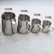 150-1000ML Stainless Steel Milk Jug Coffee Frothing Frother Latte Espresso Jug
