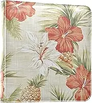 Vintage Tropical Flower Scrap Book Photo Albums Self Adhesive Pages 2 pcs 4x6'', 1 pcs 6x8'' Photos libro de recuerdos para