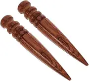 jojofuny Sturdy Leather Polishing Burnisher Wood Edge Slicker Tool for DIY Professional Use