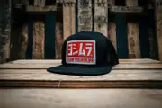 YOSHIMURA YOSHIMURA Team Snapback Trucker Hat, black