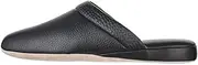 [PAMIR] Mens Premium textured Leather House Slippers with Memory Foam