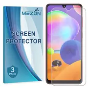 [3 Pack] Samsung Galaxy A31 Anti-Glare Matte Screen Protector Film by MEZON – Case Friendly, Shock Absorption (A31, Matte)