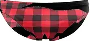 [VBFOFBV] Men's Printed Jammer Swimsuit Swim Shorts, Lattice Plaid Grid Check Classic Vintage White Black