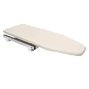 Yiyibyus Ironing Board 5.91"Hx12.20"W Closet Pull-Out Swivel Beige Retractable