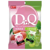 在飛比找樂天市場購物網優惠-盛香珍 Dr.Q雙味蒟蒻(水蜜桃+白葡萄)(420g/袋) 