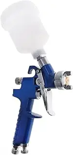 【The Best Deal】OriGlam 0.8MM Nozzle H-2000 Professional HVLP Spray Gun Mini Air Paint Spray Guns Airbrush for Painting Car Aerograph