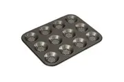Bakemaster Perfect Crust 12 Cup Shallow Pan 32x24cm