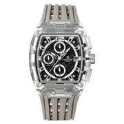 Quartz Chronograph Sports Watch – 5ATM Waterproof, Silicone Band, Multifunction Fashion Wristwatch