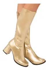 Rubie's - Adult GoGo Boot Gold
