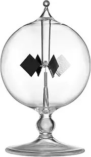 Clear Solar Power Crookes Radiometer Sun Light Energy Spinning Vanes