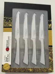 Baccarat Damashiro Steak Knives Set Of 4 BNIB