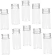 24pcs Mini Glass Vials Leak Screw Cap Containers for Sample Storage Tiny Bottles for Essential Oils Perfumes Spices and More Portable Convenient