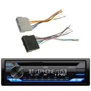Scosche 1985-2003 Ford/Speaker Wire Harness, JVC Bluetooth AUX Radio Receiver (for: Ford)