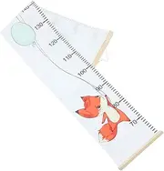 UPKOCH Decor Growth Height Chart Wall Hanging Cartoon Animal Measuring Ruler for Bedroom Reusable and Easy to Hang for Home Kindergarten Classroom Decoration