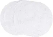 Silicone Steamer Mesh Mat,5Pcs Non Stick Steamer Liners Mesh Mat Pad,Dumplings Pad Steamed Buns Baking Pastry Mesh,Silicone Steamer Liners Non-Stick Steamer Mesh Mat Pad Dim Sum Mesh,12in/30cm