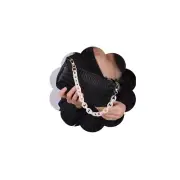 Resin Handbag Chain Strap 35cm Length Purse Chain Strap Bag Accessories Cross...