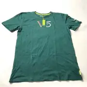Aston Martin Formula One Team Pelmark Teckit Mens XL T-Shirt Green Shortsleeve