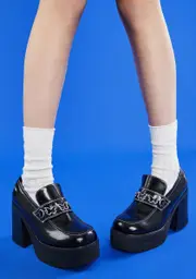 [dELiA*s by Dolls Kill] There She Goes Platform Loafers