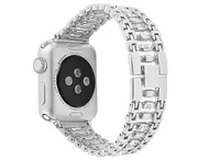 Stylish Metallic Shiny Watch Steel Strap for Apple Watch with Apple Watch5 4 3 2 1-5