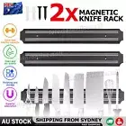 2X Magnet Wall Mount Knife Holder Utensil Magnetic Shelf Rack Kitchen Tool