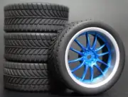 1/10 Onroad Rc Wheels Tires for Hpi Rs4 Sprint2 Kyosho Pureten Fazer Fw05 Fw06