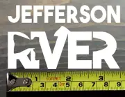Jefferson River Sticker Decal Fly Fishing Montana Trout Abel Ross Reels Scott