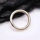 14 Karat Gold Seamless Clicker Hoop Ring