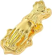 KRDPMV Diary Clip Bookmark Paper Clip Lady Hand Shaped Book Clip Page Marker Clamp for Boys Girls Music Book Students Kids Teachers, Gold