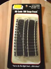Atlas HO Scale Code 100 1/2 15" Radius Curve Track 4 Pcs #832