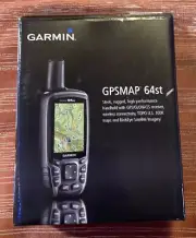 New Garmin GPSMAP 64st GPS Handheld Hiking Navigator/microSD Card Free Shipping
