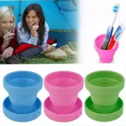 Portable Drinking Cup Silicone Retractable Folding Traveling Telescopic Outdoor