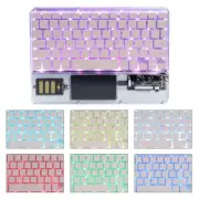 Ultra-Slim Bluetooth Keyboard 7 Colors Backlit Portable Mini Wireless Keyboar...