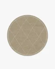185' Round | Machine Washable Runner Rug | Kid & Pet Friendly | Indoor Rug | Jesper Stone Rug | Ruggable