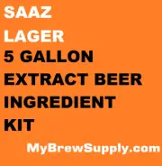 Saaz Lager Homebrew 5 Gal Beer Extract Ingredient Kit - My Brew Supply