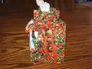 Wizard of OZ Dorothy bed of Poppies cotton Fabric Handmade sqr Tissue Box Cover