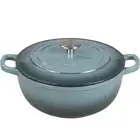 Enameled Cast Iron Dutch Oven, 5 Quart Enameled Dutch Oven Cookware Pot, Suit...