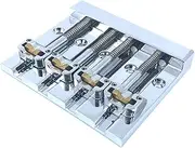 Hipshot KickAss High-mass Bass Bridge for 5-bolt Fender Chrome
