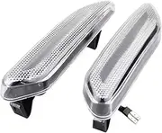 Side Mirror Indicator Light For MINI R60 For COUNTRYMAN R61 For PACEMAN 2pcs Flowing Water Blinker LED Dynamic Turn Signal Light Side Marker Flashing Indicator Dynamic Indicators(Black)