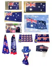 Australia Aussie Day Flags Bunting Banner Cape Stickers Scarf Party Decoration