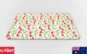 MOUSE PAD DESK MAT ANTI-SLIP|RED CHERRIES FRUIT PATTERN #1