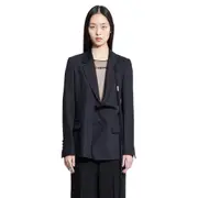 [ANN DEMEULEMEESTER] Disa asymmetric blazer Black