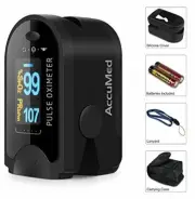 AccuMed CMS-50D Finger Pulse Oximeter Blood Oxygen SpO2 Sport Aviation Monitor