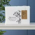 Mega King bed 500TC Natural Bamboo Cotton Sheet Set White by Park Avenue