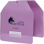 WOLF TACTICAL Curved Weight Vest Plates – 5.75/8.75/14.5LB Pairs – Contoured Ergonomic Fit – WODs, Strength Training, Running, Heavy Workouts